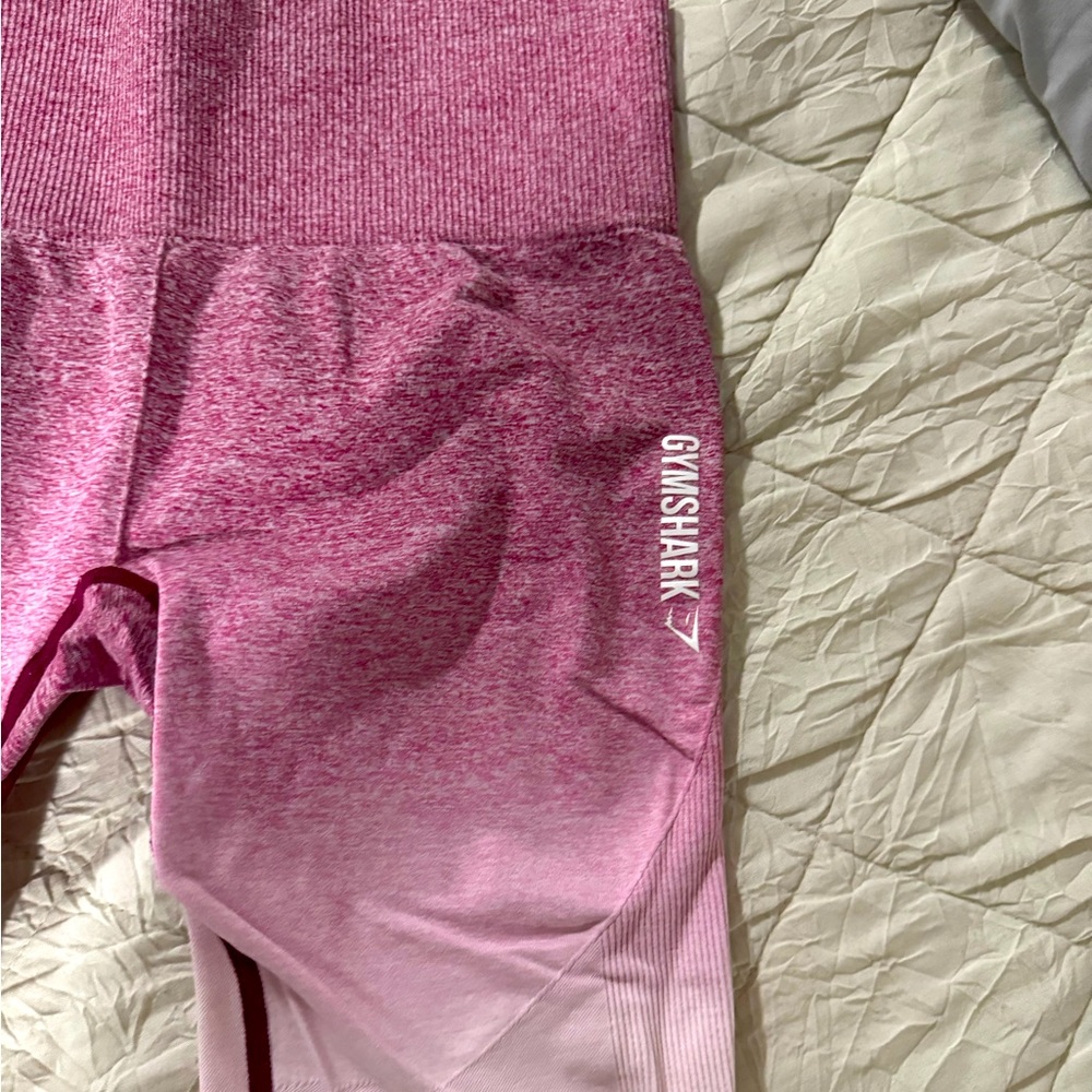 GYMSHARK PINK OMBRÉ LEGGINGS
